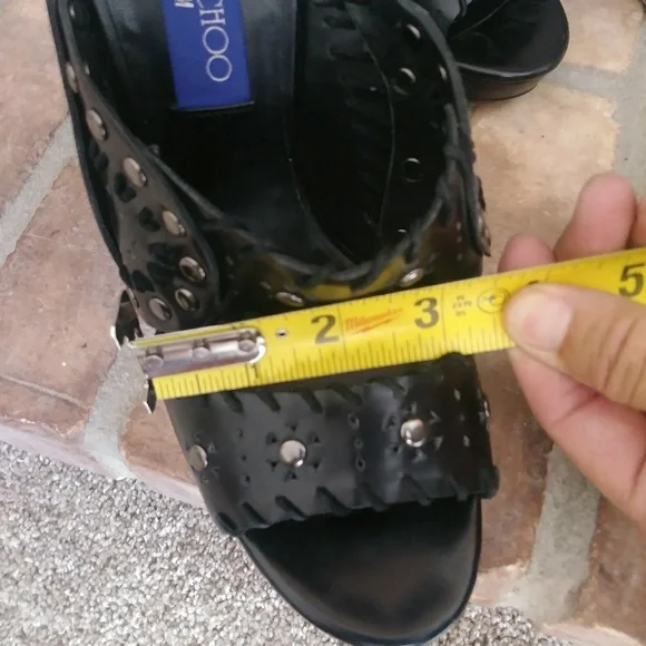 Black Jimmy Choo Heels - Picture 8 of 9